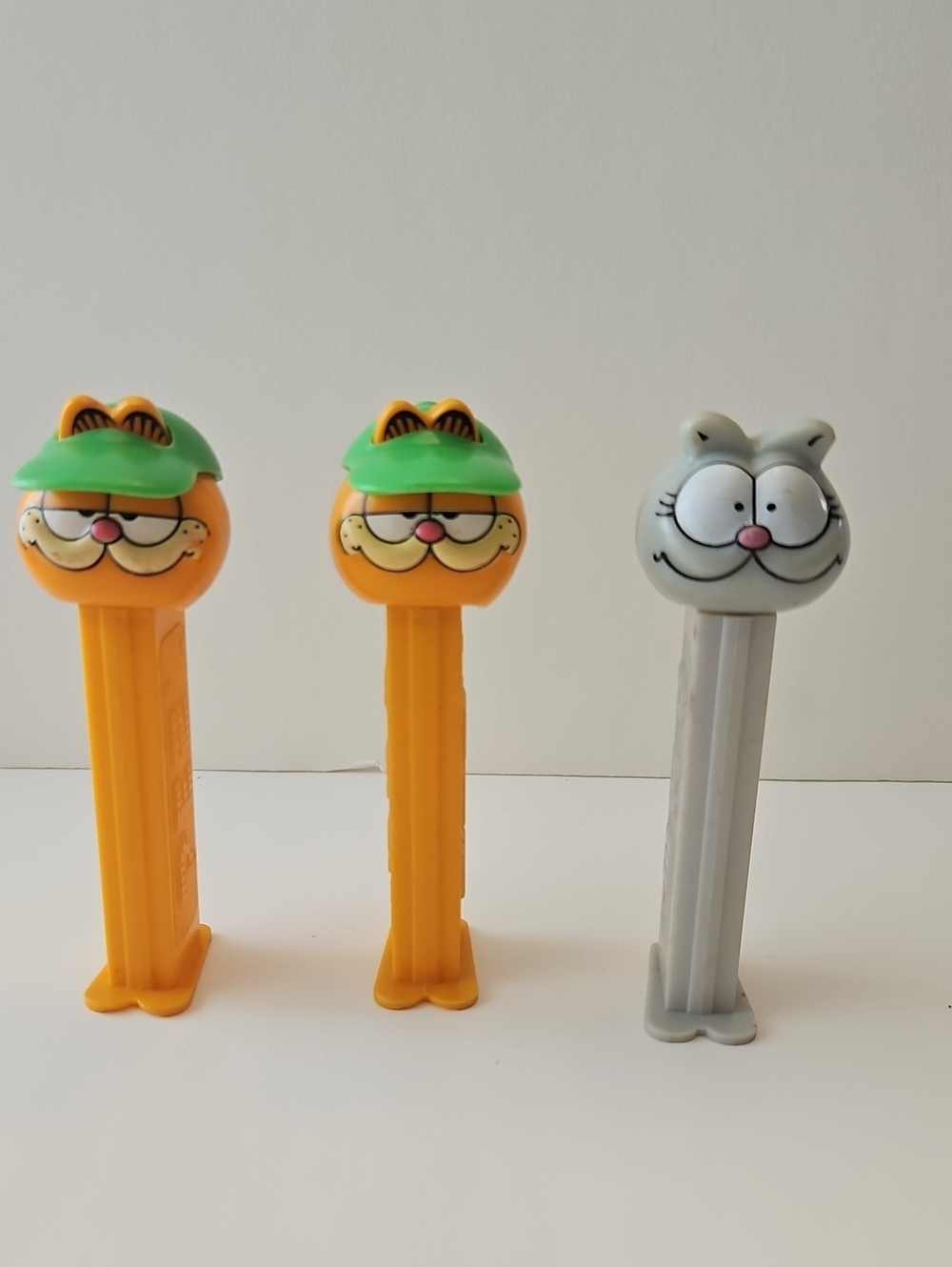 Garfield PEZ Candy Dispensers - Orange and Gray